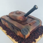 Tank beépített tűzijátékkal