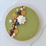 Meggyes pisztáciás tarte - 6 szelet