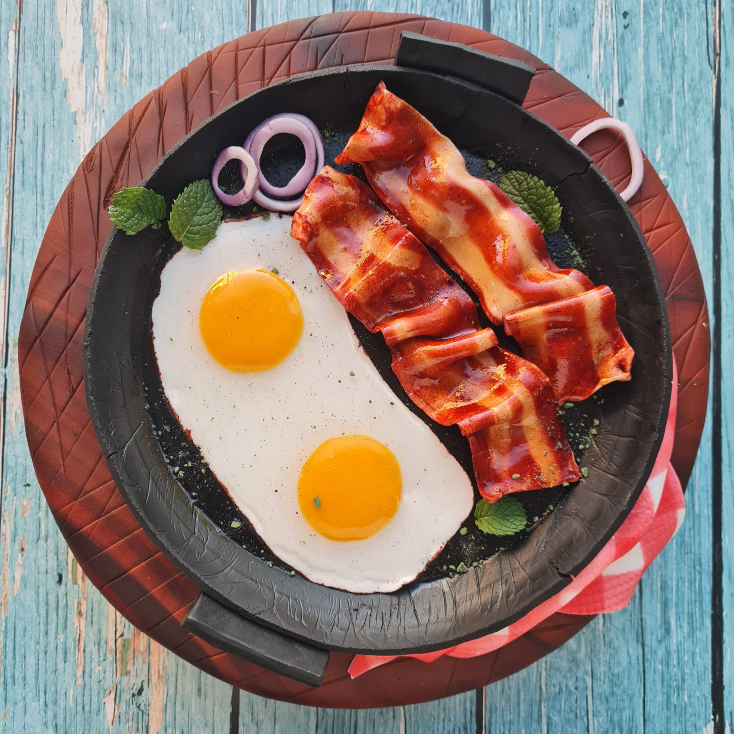 Ham and eggs