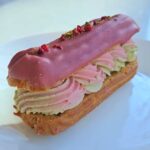 Dubai málnás-pisztáciás eclair